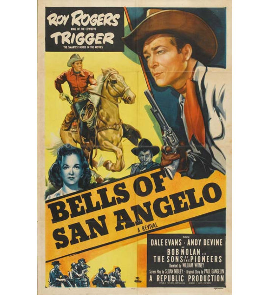 Posterazzi Pop Culture Graphics Bells Of San Angelo Movie Poster On